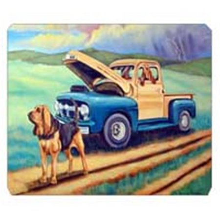 SKILLEDPOWER 8 x 9.5 in. Bloodhound Mouse Pad; Hot Pad or Trivet SK232458